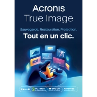 Acronis True Image Advanced 2026 | 3 PC | 1 an | Sauvegarde Cloud de 500 Go Acronis True Image Advanced 2026 | 3 PC | 1 an | Sauvegarde Cloud de 500 Go