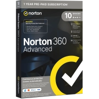 Norton 360 Advanced | 2026 | 10 Devices | 1 Year | With 200 GB cloud backup