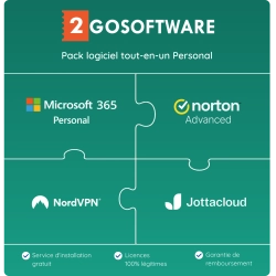 2GO Software Pack Tout-en-un Personnel 