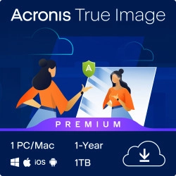 Acronis True Image Premium 2026 | 1 PC | 1 Year | 1 TB Cloud Back-up