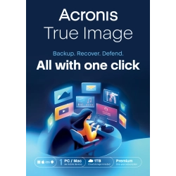 Acronis True Image Premium 2026 | 1 PC | 1 Year | 1 TB Cloud Back-up