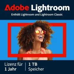 Adobe Lightroom CC | 1 Benutzer | 1 Jahr | 1TB Cloud-Speicher