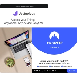 Jottacloud Personal Unlimited+ 1 Month FREE NordVPN | 1 User | 1 Year | Unlimited Cloud Storage