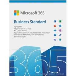 Microsoft 365 Business Standard licence avec key | Abonnement annuel | 1 Utilisateur | 15 Appareils