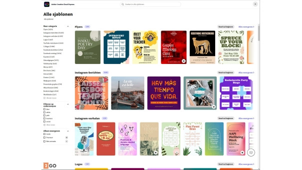 Adobe Express Premium | 1 Jaar | Windows | Mac | Android | iOS