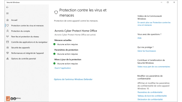 Acronis Cyber Protect Home Office Advanced 500 Go