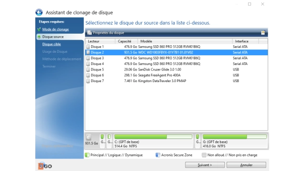 Acronis Cyber Protect Home Office Advanced 500 Go