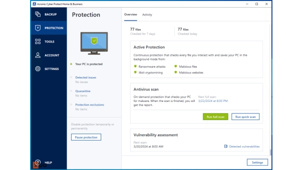 Acronis Cyber Protect Home & Business