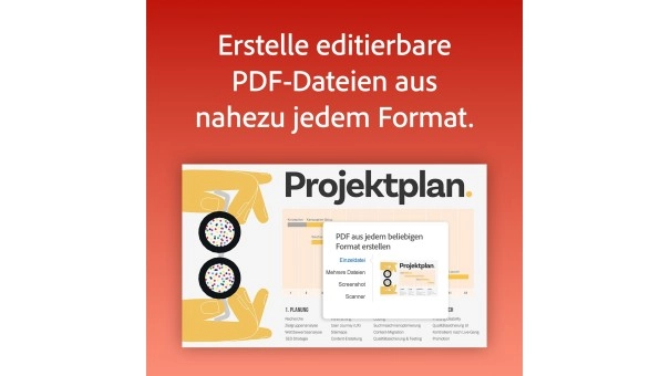 Adobe Acrobat Pro + KI-Assistent | 1 Nutzer | 1 Jahr