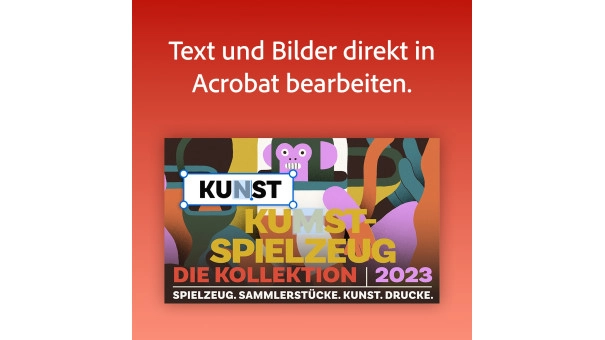 Adobe Acrobat Pro + KI-Assistent | 1 Nutzer | 1 Jahr