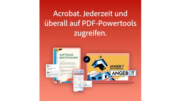 Adobe Acrobat Pro + KI-Assistent | 1 Nutzer | 1 Jahr