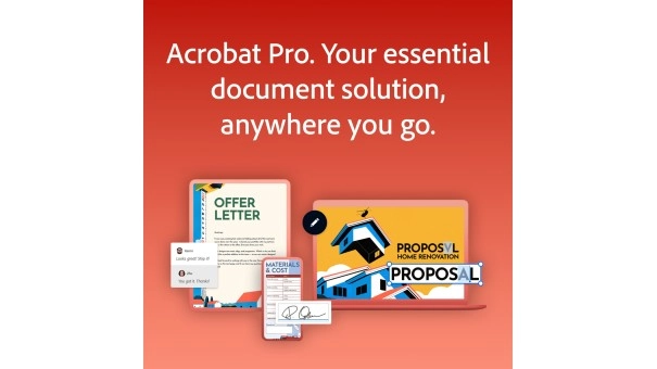 Adobe Acrobat Pro + AI Assistant | 1 User | 1 Year