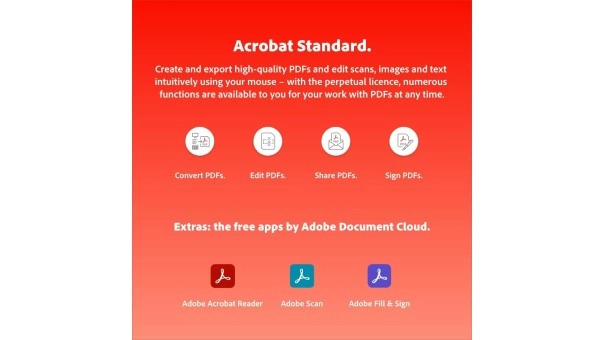 Acrobat Standard + Norton 360 Deluxe + Acronis Essentials 