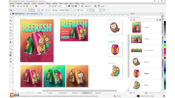 CorelDRAW Graphics Suite 365 | Studentenversie | 1 Jaar | Windows - Mac