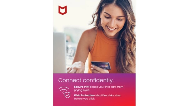 McAfee Total Protection 2026 | 1 Device | 1 Year | Windows - Mac - Android - iOS