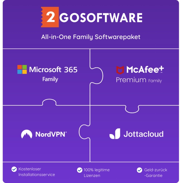 2GO Software All-in-One Familienpaket