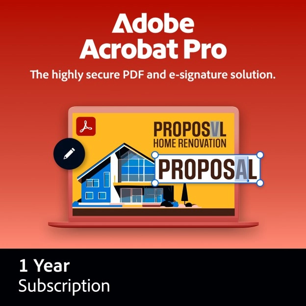 Adobe Acrobat Pro | 1 User | 1 Year