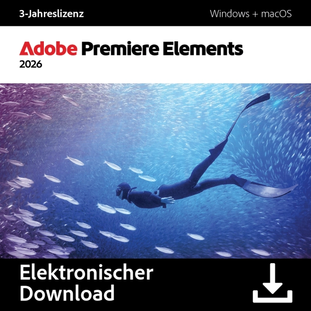 Adobe Premiere Elements 2026 für Windows & MacOS