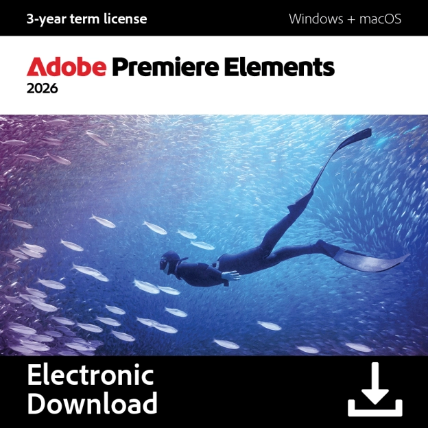 Adobe Premiere Elements 2026 for Windows & MacOS