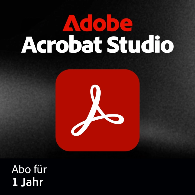 Adobe Acrobat Studio (Pro, KI-Assistent & Express Premium) | 1 Benutzer | 1 Jahr | 100 GB Cloud