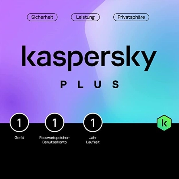 Kaspersky Plus | 1 Gerät | 1 Jahr | 2026