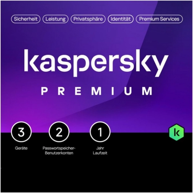 Kaspersky Premium 2026 | 3 Geräte | 1 Jahr | UK | Nachfolger von Kaspersky Total Security