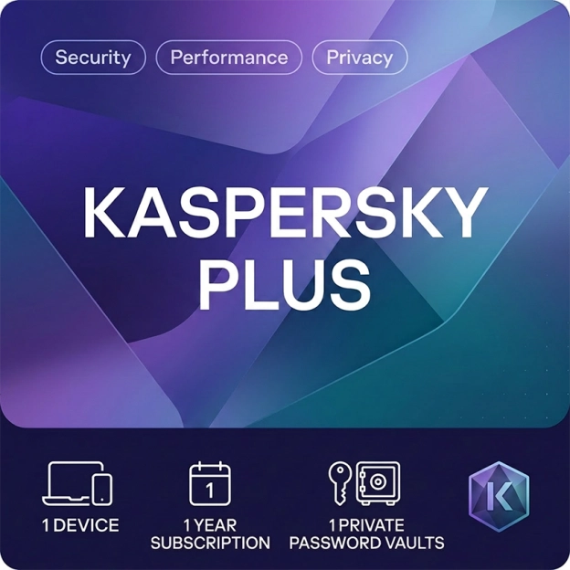 Kaspersky Plus | 1 Enhet | 1 År | 2026