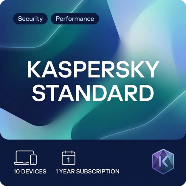 Kaspersky Standard | 10 Devices | 1 Year | 2026 | United Kingdom