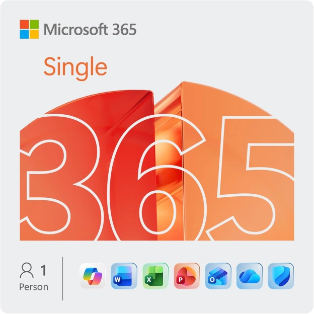 Microsoft 365 Single | 1 Benutzer - 1 Jahr | Mit Updates