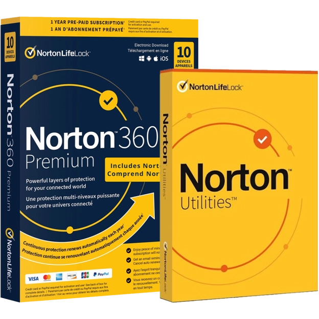 Norton 360 Premium with Norton Utilities Ultimate | 2026 | 10 Devices | 1 Year