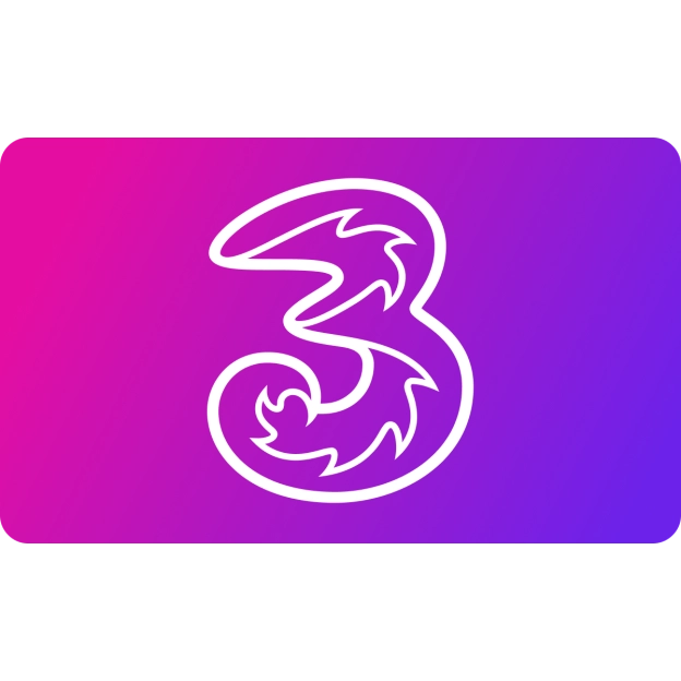 Three | Pay As You Go | 10 Pounds | United Kingdom