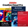 Adobe Creative Cloud Pro Student & Teacher + McAfee Total Protection + Acronis Essentials | 1 Year