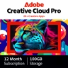 Adobe Creative Cloud Pro (all apps) | Subscription | 1 Year | 100 GB Cloud