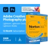 Adobe Photography Plan | 20 GB cloud storage | 1 year + Norton 360 Deluxe | 3 Devices