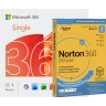 Microsoft 365 Single + Norton 360 Deluxe | 3 Geräte | 1 Jahr