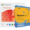 Microsoft 365 Personal + Norton 360 Deluxe | 3 Devices | 1 Year